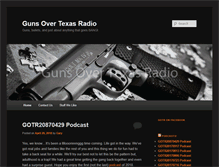 Tablet Screenshot of gunsovertexasradio.com